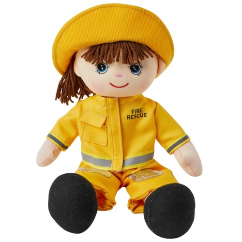Jiggle and Giggle Ella Firefighter My Best Friend Doll 40cm