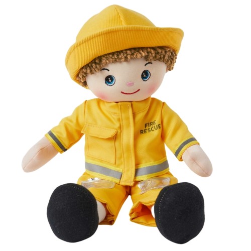 Jiggle and Giggle Eddie Firefighter My Best Friend Doll 40cm