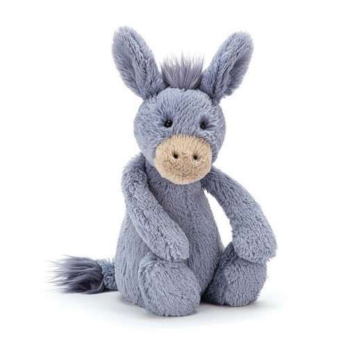 Jellycat Bashful Donkey Medium stuffed animal 30cm