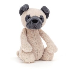 Jellycat Bashful Pug stuffed animal Medium baby safe soft toy