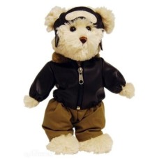 Pilot Dressed Teddy Bear Tic Toc Teddies
