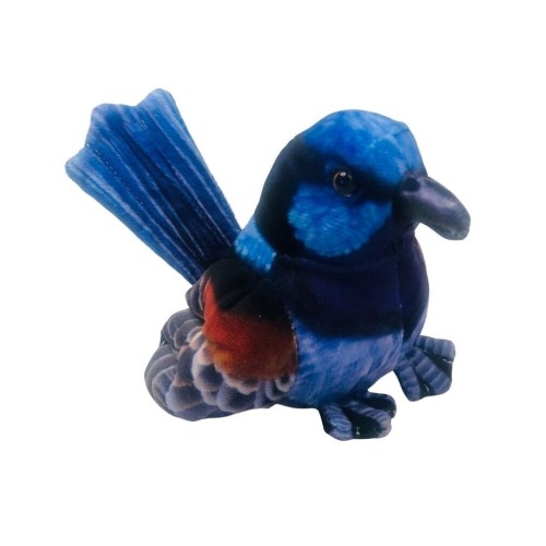 Luna The Blue Wren soft toy by Huggable Toys