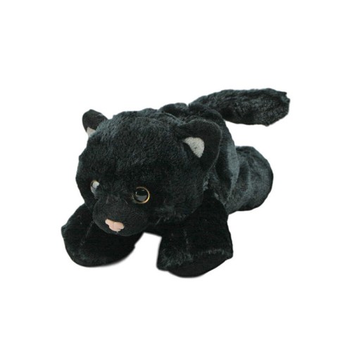 Hug'ems Black Cat stuffed animal small plush toy Wild Republic