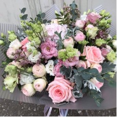 Premium flower bouquet PINK (Compact)
