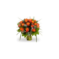 Boquet Of Orange Roses (15 roses)