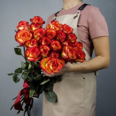 Orange Roses (50cm)
