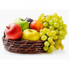 Fruit Basket 3kg Grapes & Apples