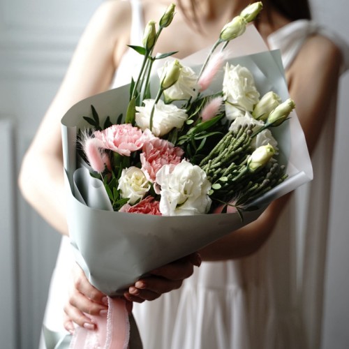 Eustoma & carnation Bouquet 