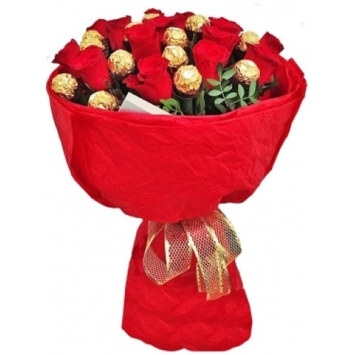 Ferrero Roses - 4 sizes selection (11 stems)