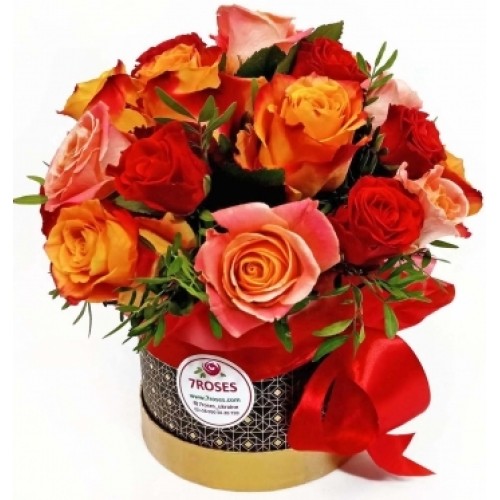Fire Roses from 9 to 101 (9 stems)