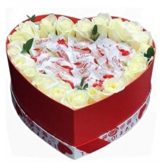 Roses White & Raffello (Small)