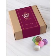 Personalised Love You Macaroon Box (12)