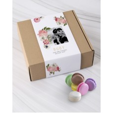 Personalised Flowery Photo Macaroon Box (12)