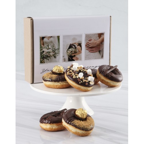 Personalised Chocolate Doughnut Box (6)
