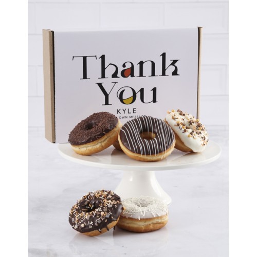 Personalised Thank You Doughnut Box (6)