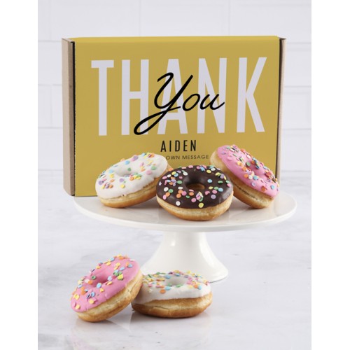 Personalised Triple Thanks Doughnut Box (6)