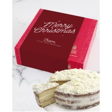 Personalised Merry Chateau Gateau Vanilla Cake (8 SLICES)