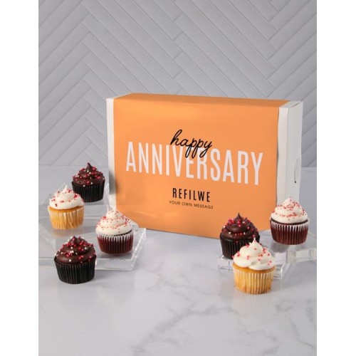 Personalised Anniversary Cupcakes (STANDARD)