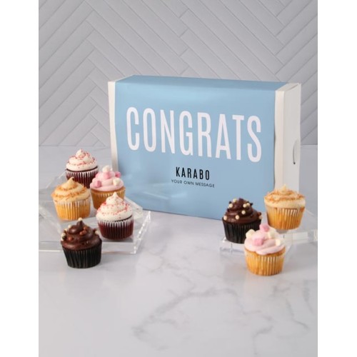 Personalised Congrats Cupcakes (STANDARD)