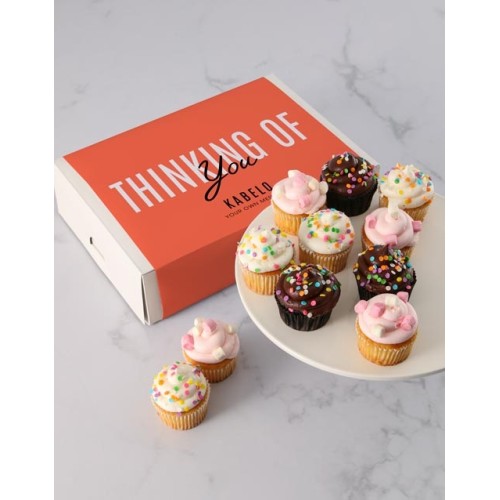 Personalised Thinking Of You Cupcakes (STANDARD)