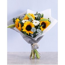 Peaceful Sunflower Mothers Day Bouquet