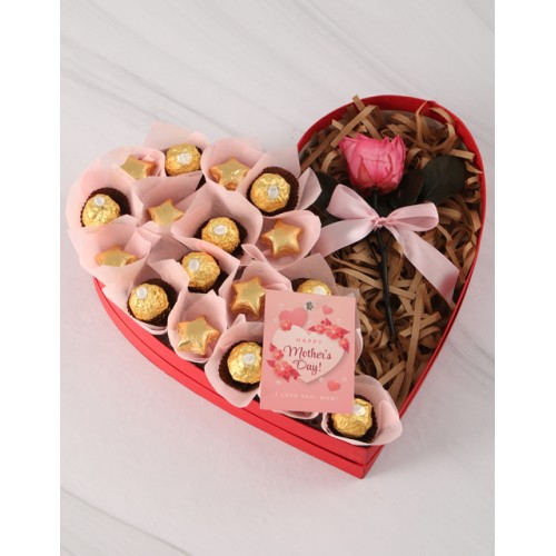 Sweet Rose Heart Box