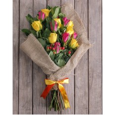 Hessian Rose Mix