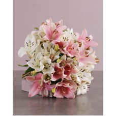 Peaceful Pastels Lily Bouquet