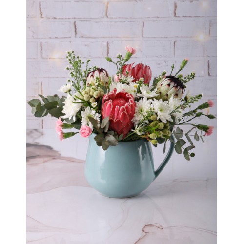 Mothers Day Mixed Proteas In Jug