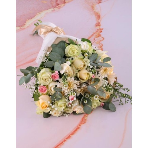 Pink And Cream Petals Of Passion