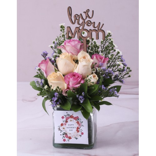Love Mom Mothers Day Roses