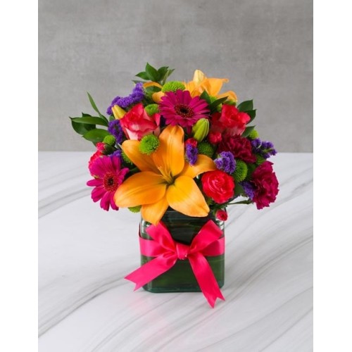 Bright Mothers Day Mixed Flower Bouquet