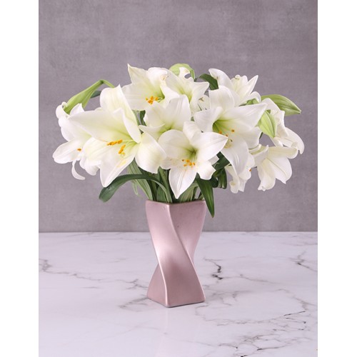 Stunning St Josephs In Twisty Vase