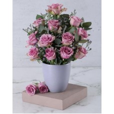 Purple And Lilac Rose Dream Arrangement
