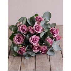 Lilac Passion Bouquet (12 Roses)