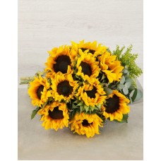 Sunflower and Goldenrod Bouquet (Small)