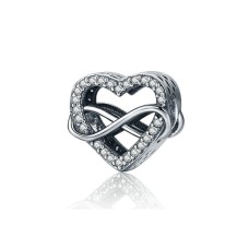 Open Heart Infinity Charm
