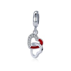 Linked Hearts Charm