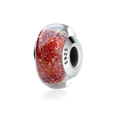 Red Glass Bead Charm