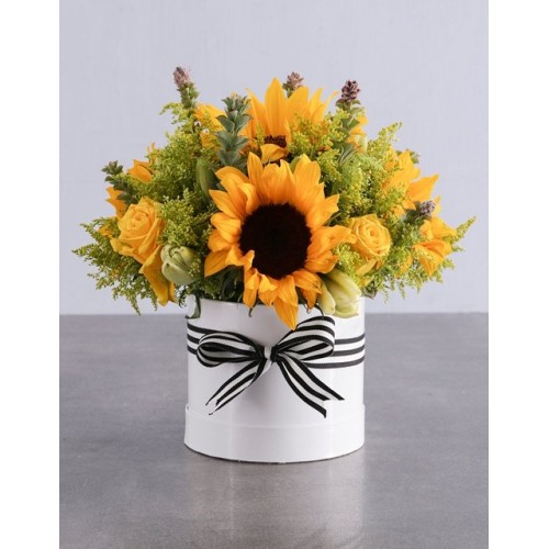 Sunflower And Lily Box
