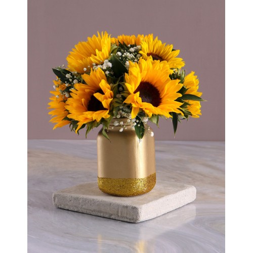 Have A Sunny Day Sunflowers In A Jar Gift