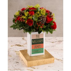Merry And Bright Mixed Roses