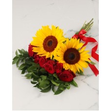 Charming Mixed Sunflower Bouquet (Small)