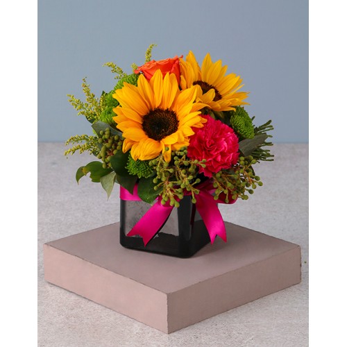 Sensational Sunflowers and Roses