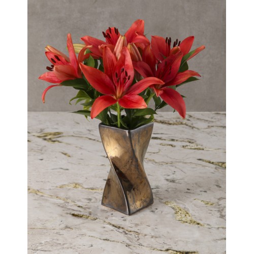 Bronze Goddess Lily Arrangement