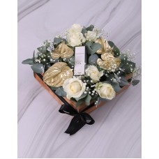 Bright As Gold Mixed Florals Arrangement