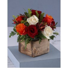 Bright And Beautiful Bold Rose Arrangement