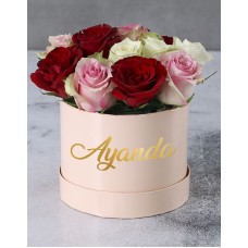 Precious And Perfect Rose Hat Box