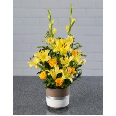 Bright And Lovely Gladiolus Arrangement (Standard)