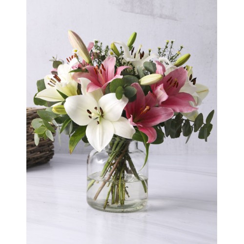 Luscious Lily Blush Arrangement